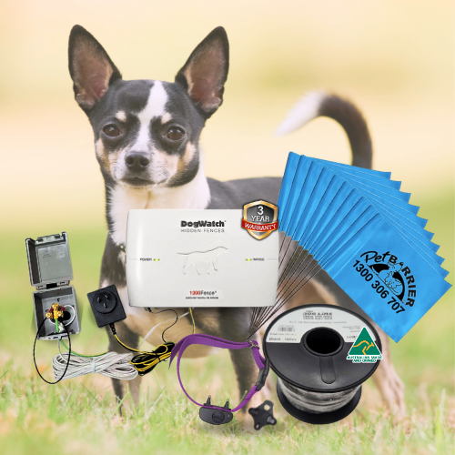 Hidden Fence Pet Barrier FM1200 Fence System for Small Dog in a Big Property