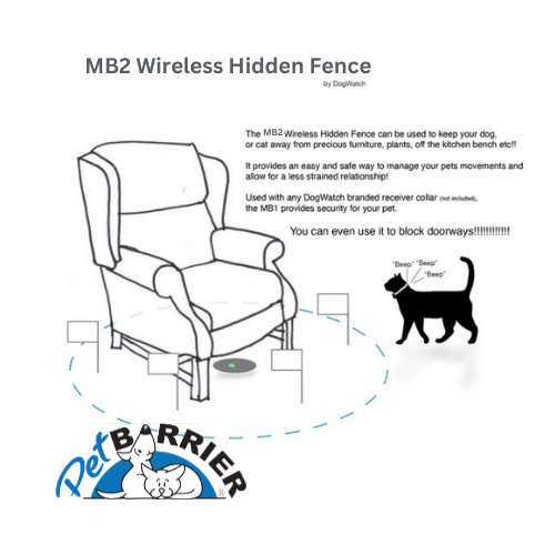 DogWatch Wireless / Wired Dog & Cat Fence – MB2 Indoor Boundary